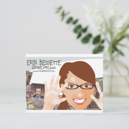 Erin Bessette© Briefkaart (Staand voorkant)