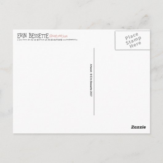 Erin Bessette© Briefkaart (Achterkant)