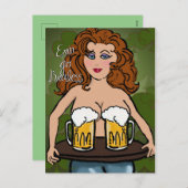 Erin Ga Braless | Grappige St. Patrick's Dag Feestdagenkaart (Voorkant / Achterkant)