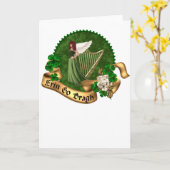 Erin gaat Bragh het Iers Kaart (Gele Bloem)