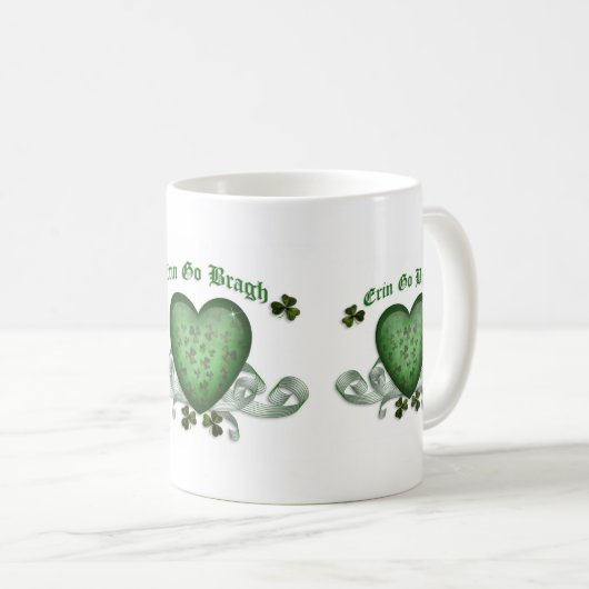 Erin gaat bragh Irish hartslag mok (Voorkant rechts)