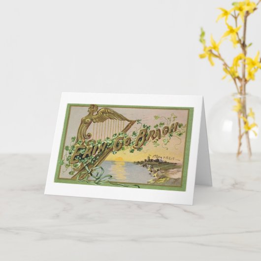 Erin gaat Bragh Kaart (Gele Bloem)