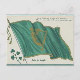 Erin gaat Bragh St Patricks Day Briefkaart