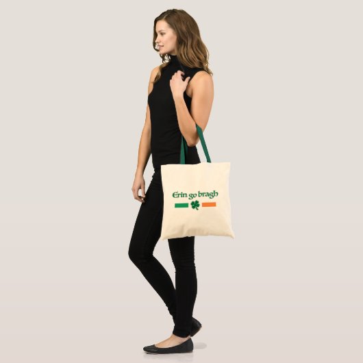 Erin gaat bragh St. Patrick's Day Modern Canvas ta Tote Bag (Voorkant (model))