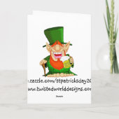 Erin gaat minder Bragh Kaart (Achterkant)