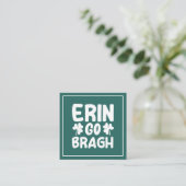Erin Go Bragh-60850 Informatiekaartje (Staand voorkant)