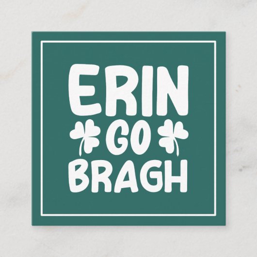 Erin Go Bragh-60850 Informatiekaartje (Voorkant)