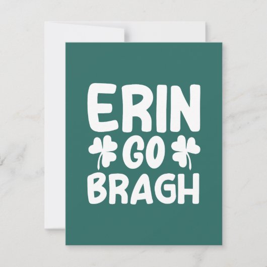 Erin Go Bragh-60850 RSVP Kaartje (Voorkant)