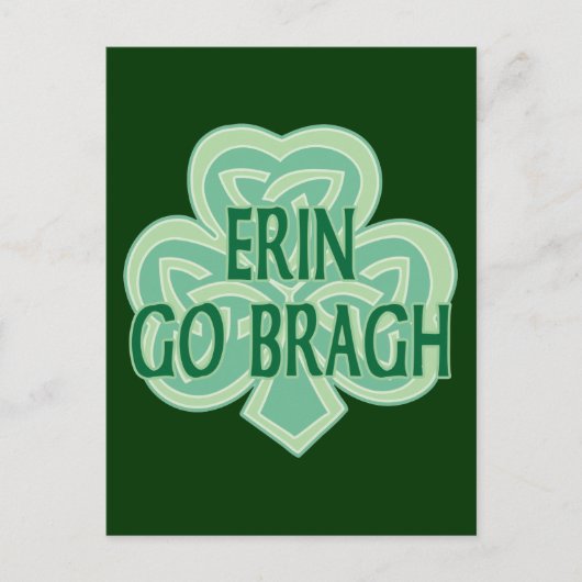 Erin Go Bragh Briefkaart (Voorkant)
