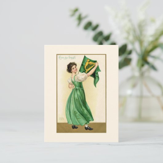 Erin Go Bragh Briefkaart (Staand voorkant)