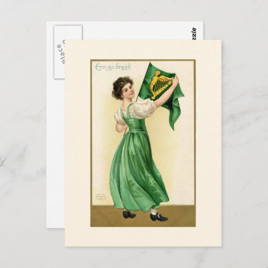 Erin Go Bragh Briefkaart (Voorkant / Achterkant)