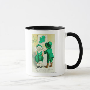 Erin Go Bragh Couple die de Ierse kaart bekijkt Mok