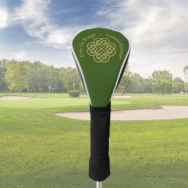 Erin Go Bragh Gold Celtic Shamrock Golfheadcover