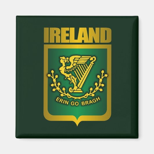 "Erin Go Bragh" Gold Magneet (Voorkant)