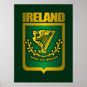 "Erin Go Bragh" Gold-Posters en -Prints Poster (Voorkant)