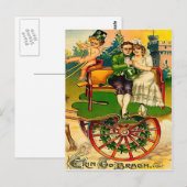 Erin Go Bragh - Iers koppel St. Patrick's Day Briefkaart (Voorkant / Achterkant)