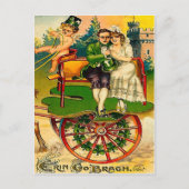 Erin Go Bragh - Iers koppel St. Patrick's Day Briefkaart (Voorkant)