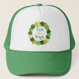 Erin Go Bragh Ireland Forever Green Shamrock Trucker Pet