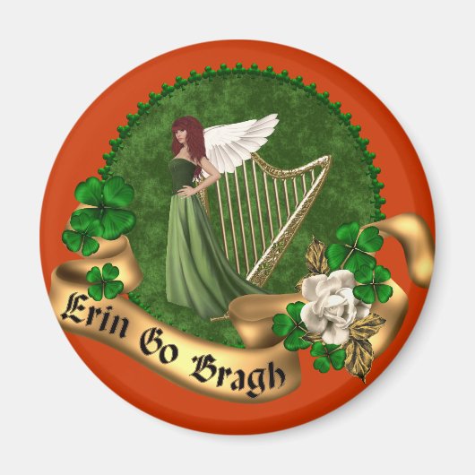 Erin Go Bragh Irish Magneet (Voorkant)