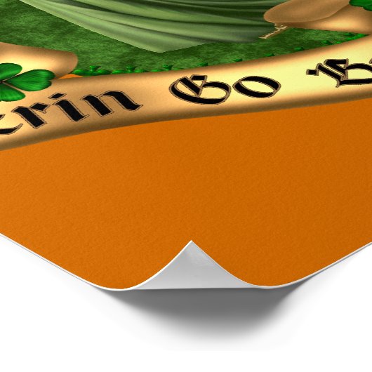 Erin Go Bragh Irish Poster (Hoek)