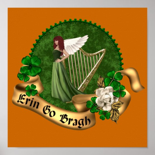 Erin Go Bragh Irish Poster (Voorkant)