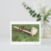 Erin Go Bragh, Ivory Pipe Briefkaart (Staand voorkant)