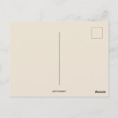 Erin Go Bragh Lady met boeket van Shamrocks Briefkaart (Achterkant)