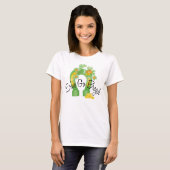 Erin Go Bragh Lucky Hoefijzer T-shirt (Voorkant volledig)