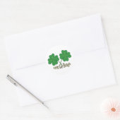 Erin Go Bragh Ronde Sticker (Envelop)