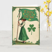 Erin Go Bragh Scene Card Kaart (Gele Bloem)