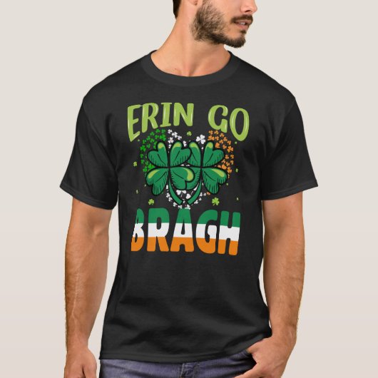 -Erin Go Bragh Shamrock St. Patrick’s Design-60879 T-shirt (Voorkant)