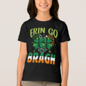 -Erin Go Bragh Shamrock St. Patrick’s Ontwerp-6087 Tri-Blend Shirt (Voorkant)