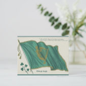 Erin Go Bragh St Patricks Day Briefkaart (Staand voorkant)
