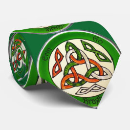 Erin Go Bragh St. Patrick's Day Trinity Knot Strop Stropdas