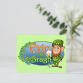 Erin Go Bragh (Ver 2) Briefkaart (Staand voorkant)
