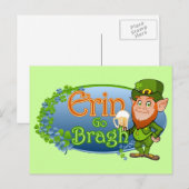 Erin Go Bragh (Ver 2) Briefkaart (Voorkant / Achterkant)