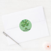 Erin Go Bragh Vierbladige Klaver Sticker (Envelop)