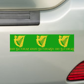 Erin Go Bragh, vlag Ierland Bumpersticker (Op auto)
