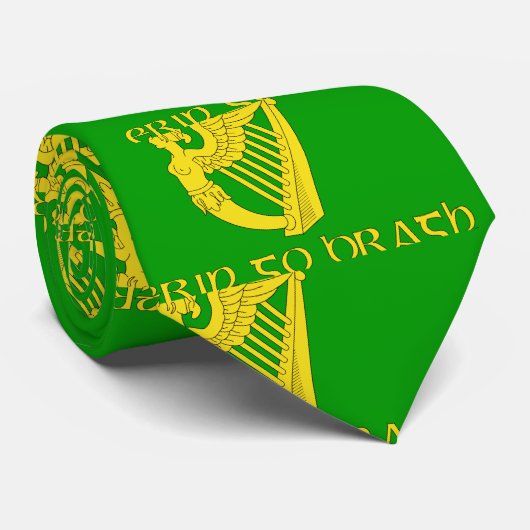 Erin Go Bragh, vlag Ierland Stropdas (Opgerold)