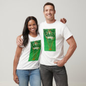 Erin Go Bragh Woman op Harp Scene T-shirt (Unisex)