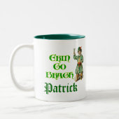 Erin Go Braugh Custom Irish Gezegde Mok (Links)