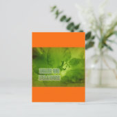 Erin Go Braugh Green Freesia-objecten Briefkaart (Staand voorkant)