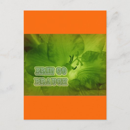 Erin Go Braugh Green Freesia-objecten Briefkaart (Voorkant)