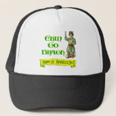 Erin Go Braugh Happy St. Patrick's Day Gezegde Trucker Pet (Voorkant)