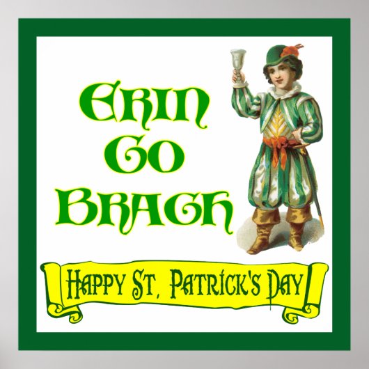 Erin Go Braugh Happy St. Patrick's Day Poster (Voorkant)