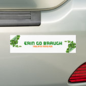 Erin Go Braugh Ireland Forever Bumpersticker (Op auto)