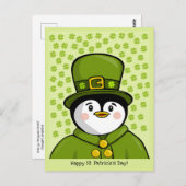 Erin go Penguin Briefkaart (Voorkant / Achterkant)