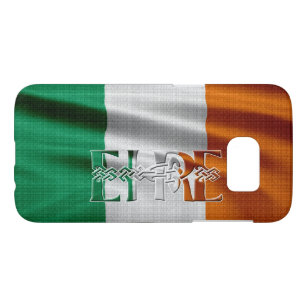 Erin, Ireland Flag Patriotic Design Samsung Galaxy S7 Hoesje