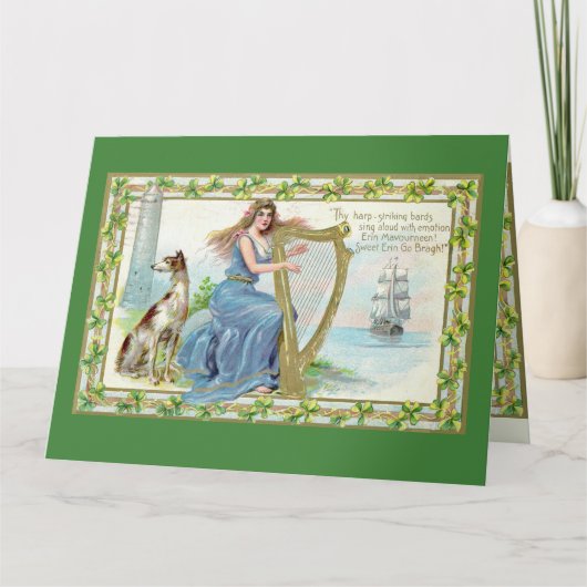 Erin Mavourneen St. Patrick's Day Kaart (Voorkant)