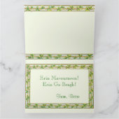 Erin Mavourneen St. Patrick's Day Kaart (Binnen)